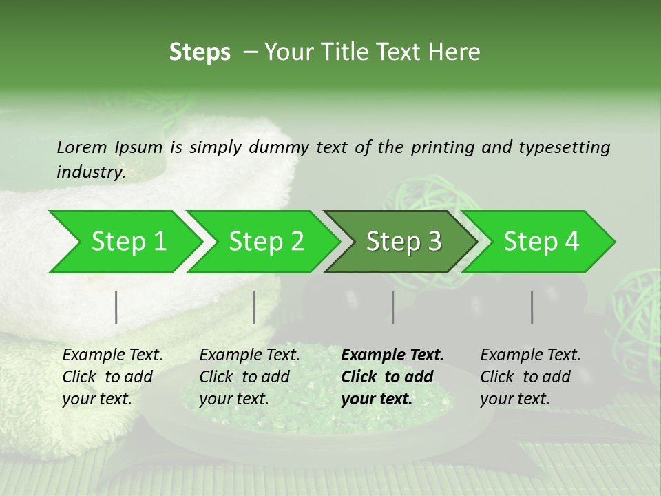 Towel Skincare Aroma PowerPoint Template