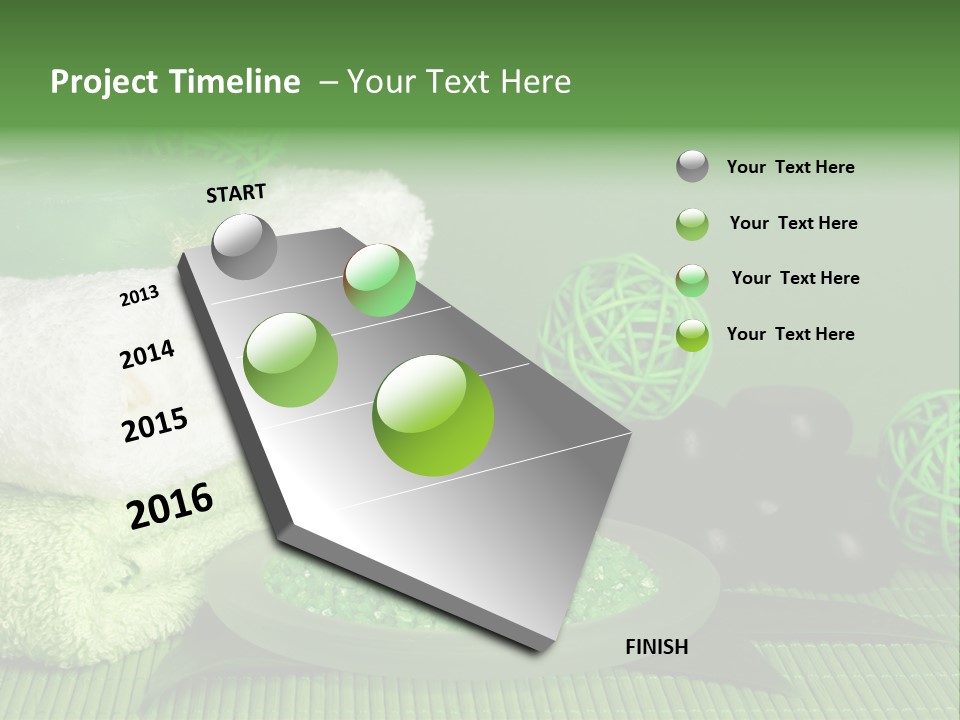 Towel Skincare Aroma PowerPoint Template