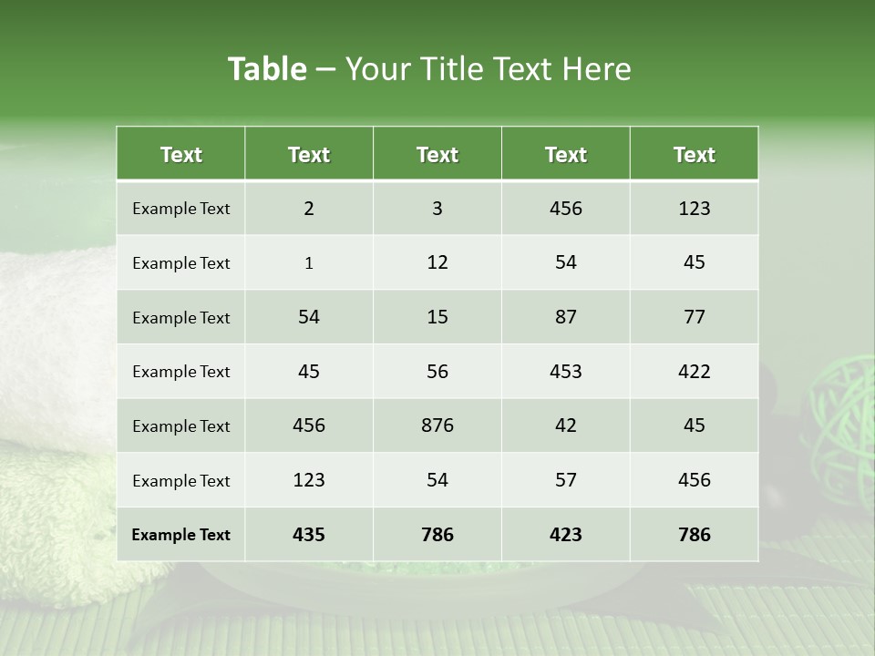 Towel Skincare Aroma PowerPoint Template