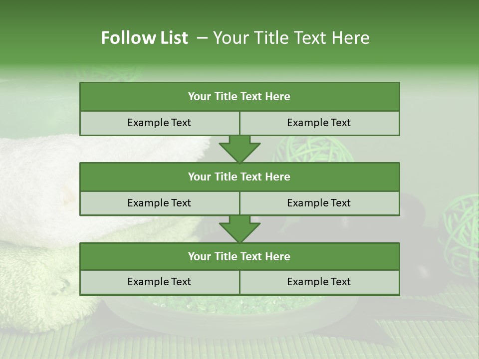 Towel Skincare Aroma PowerPoint Template