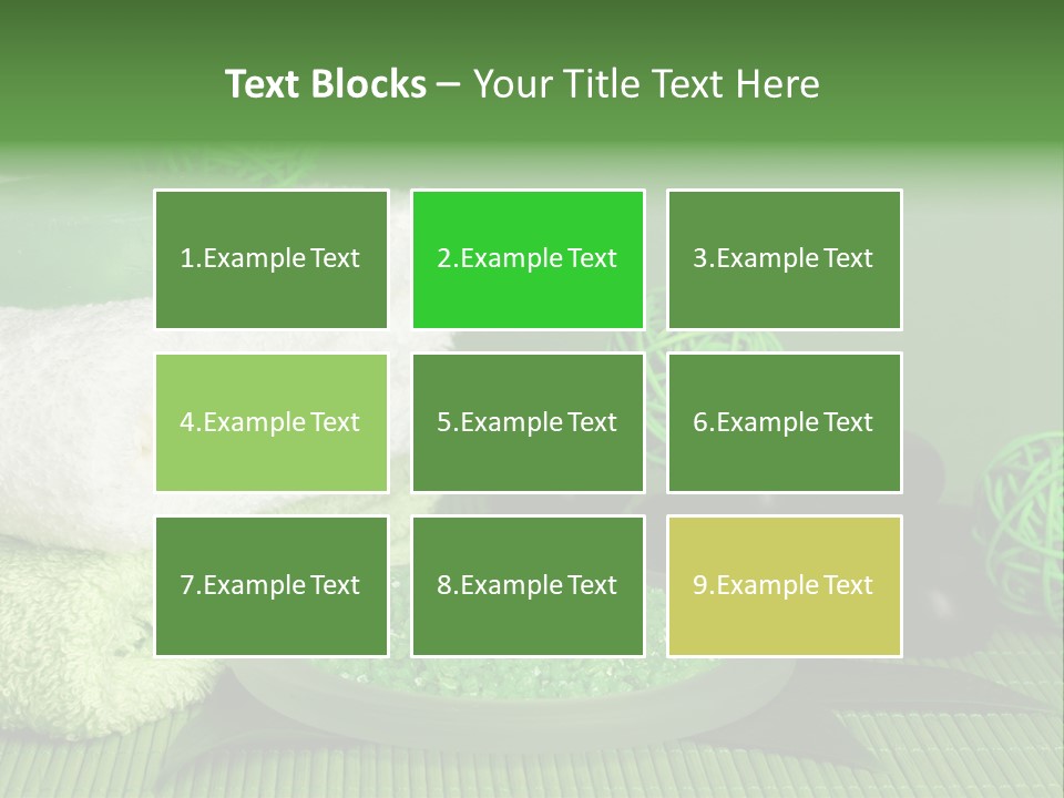 Towel Skincare Aroma PowerPoint Template