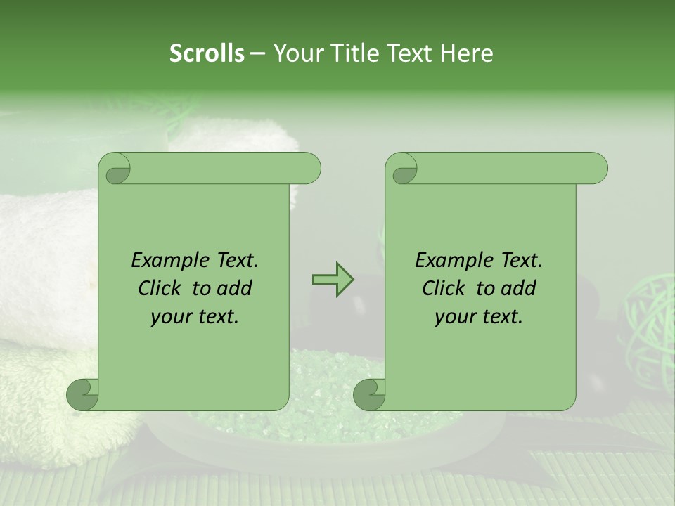 Towel Skincare Aroma PowerPoint Template