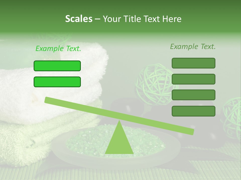 Towel Skincare Aroma PowerPoint Template