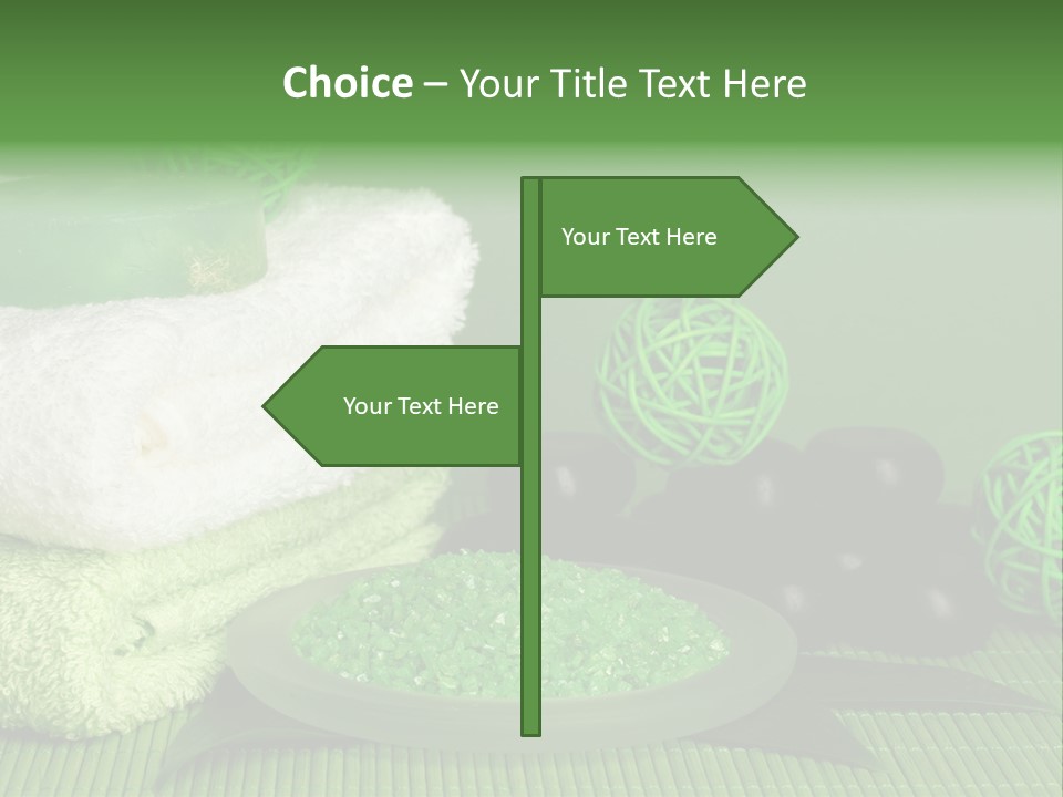 Towel Skincare Aroma PowerPoint Template