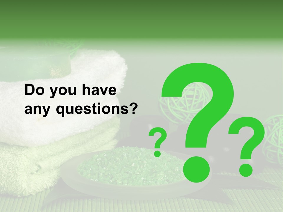 Towel Skincare Aroma PowerPoint Template