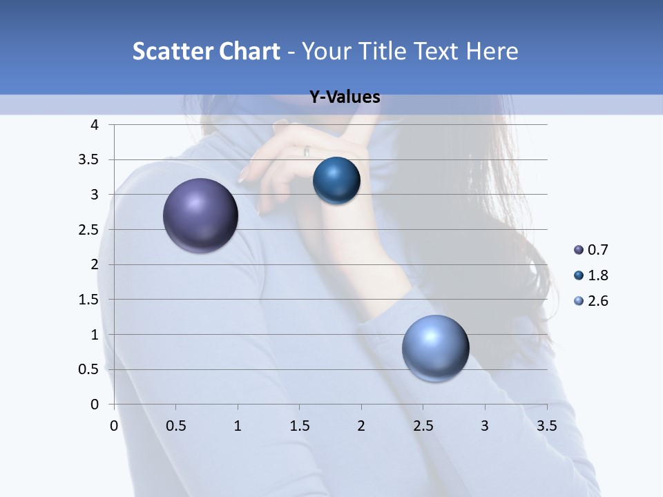 Thinking Woman Teen PowerPoint Template