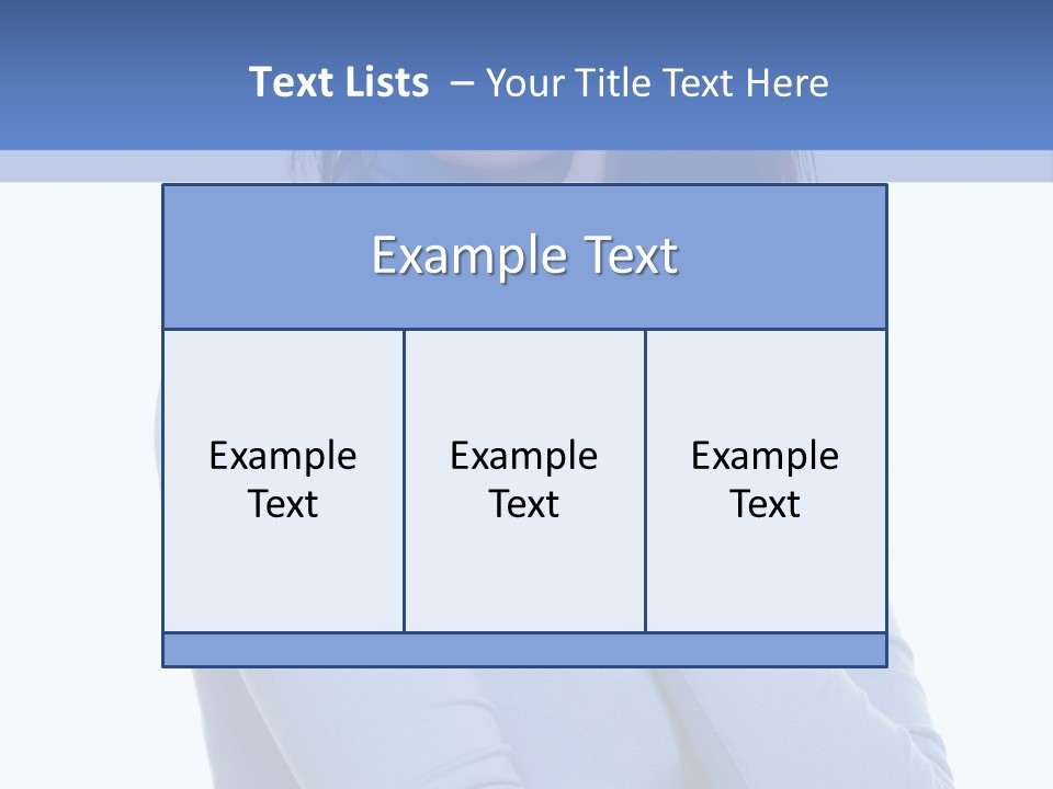 Thinking Woman Teen PowerPoint Template