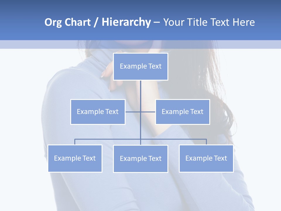 Thinking Woman Teen PowerPoint Template