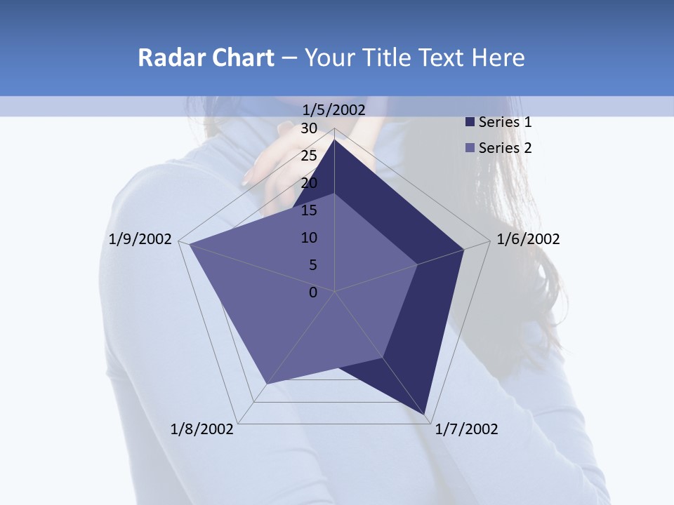 Thinking Woman Teen PowerPoint Template