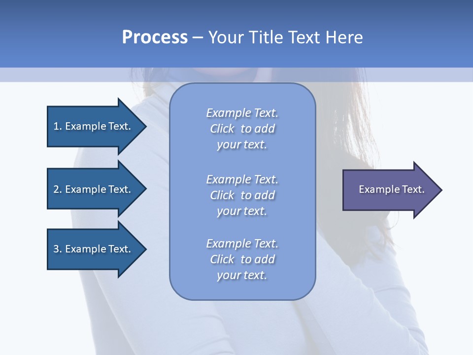 Thinking Woman Teen PowerPoint Template