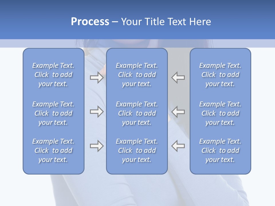 Thinking Woman Teen PowerPoint Template