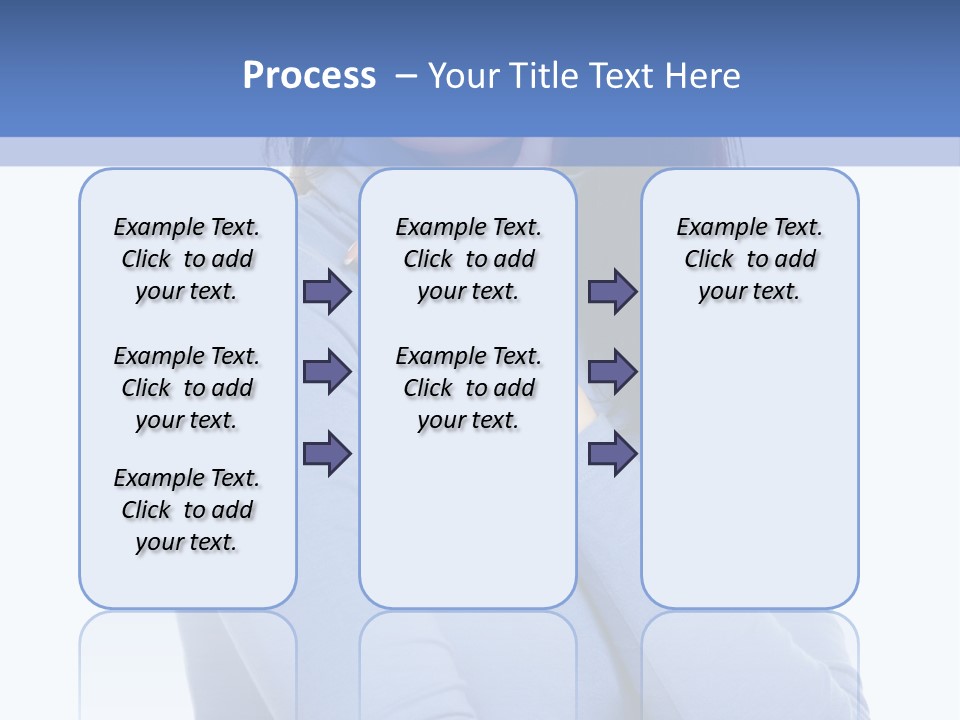 Thinking Woman Teen PowerPoint Template