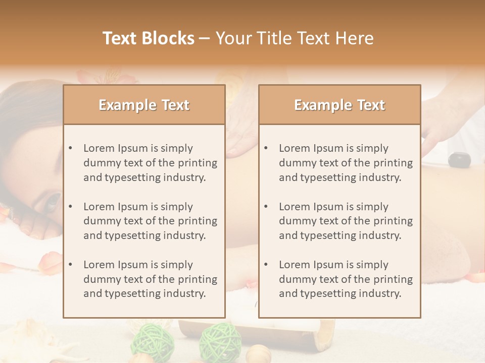 Massage Relax Beautiful PowerPoint Template