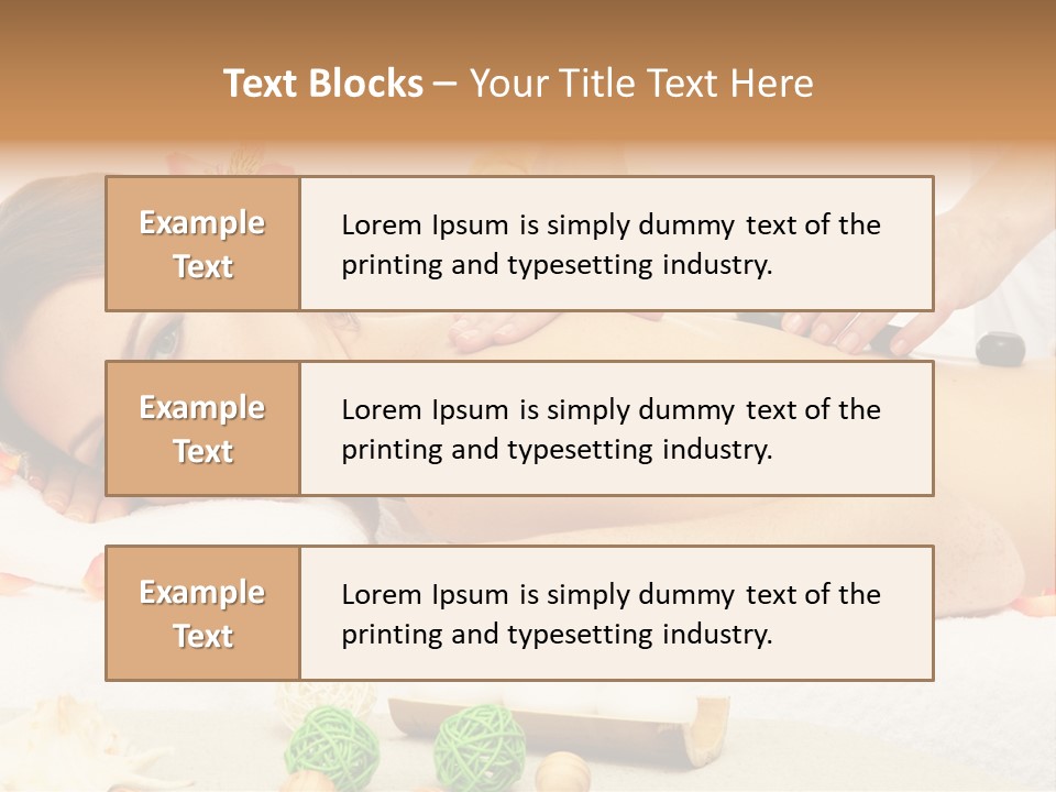 Massage Relax Beautiful PowerPoint Template