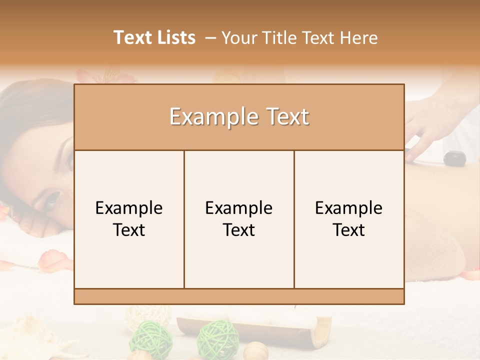 Massage Relax Beautiful PowerPoint Template