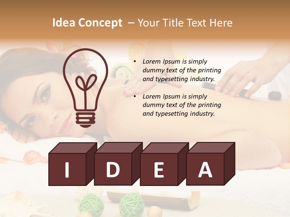 Massage Relax Beautiful PowerPoint Template