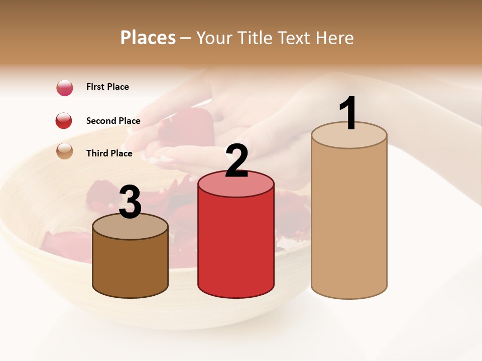 Girl Treat Relax PowerPoint Template