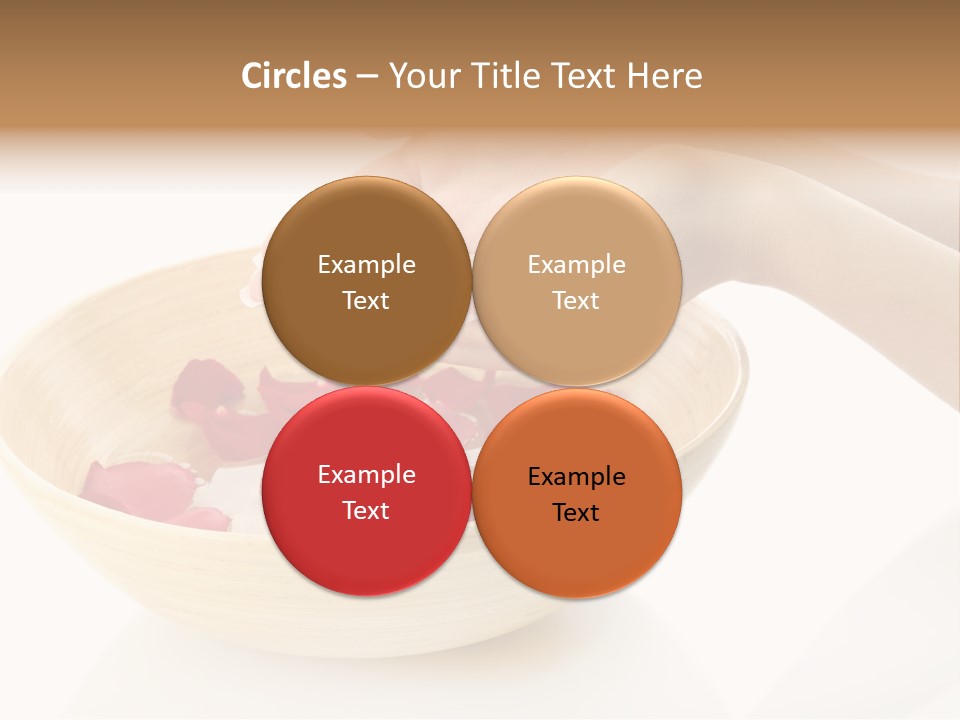 Girl Treat Relax PowerPoint Template