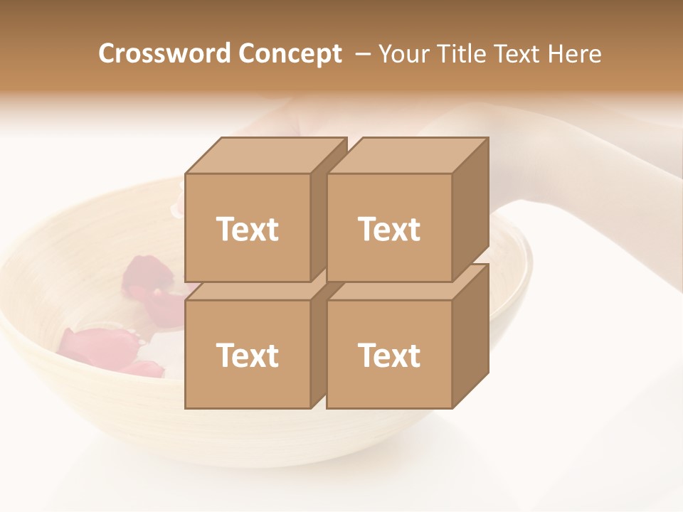 Girl Treat Relax PowerPoint Template