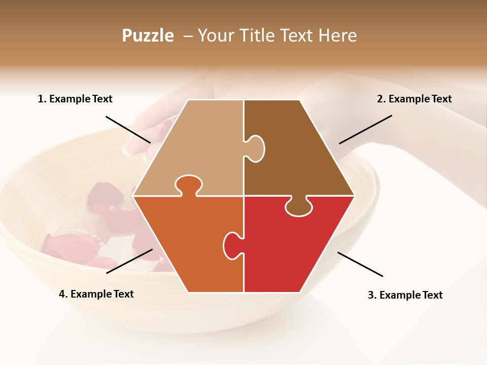 Girl Treat Relax PowerPoint Template