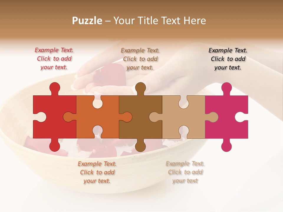 Girl Treat Relax PowerPoint Template