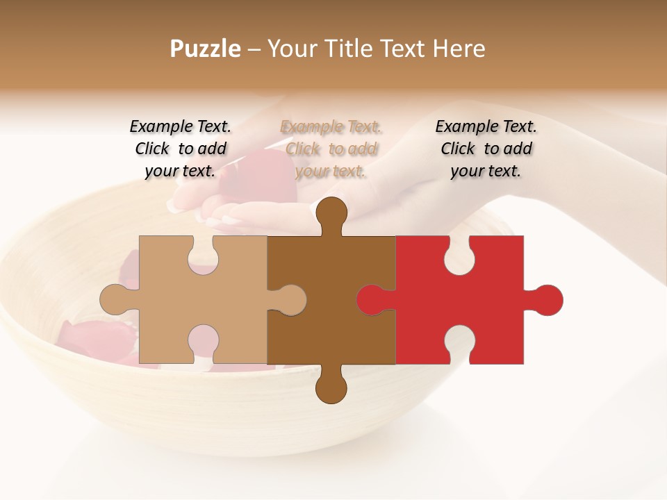 Girl Treat Relax PowerPoint Template