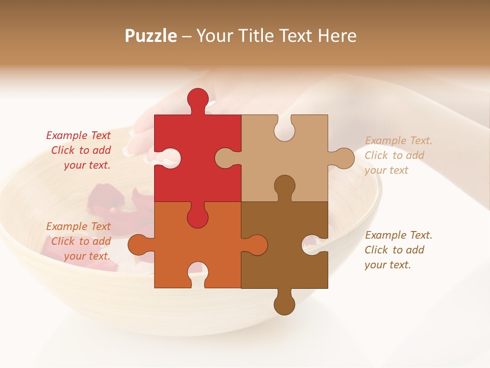 Girl Treat Relax PowerPoint Template