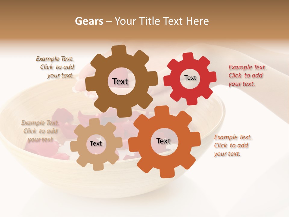 Girl Treat Relax PowerPoint Template