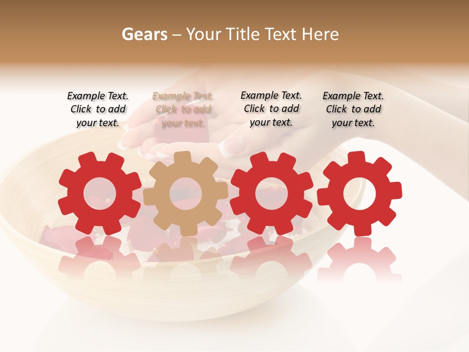 Girl Treat Relax PowerPoint Template