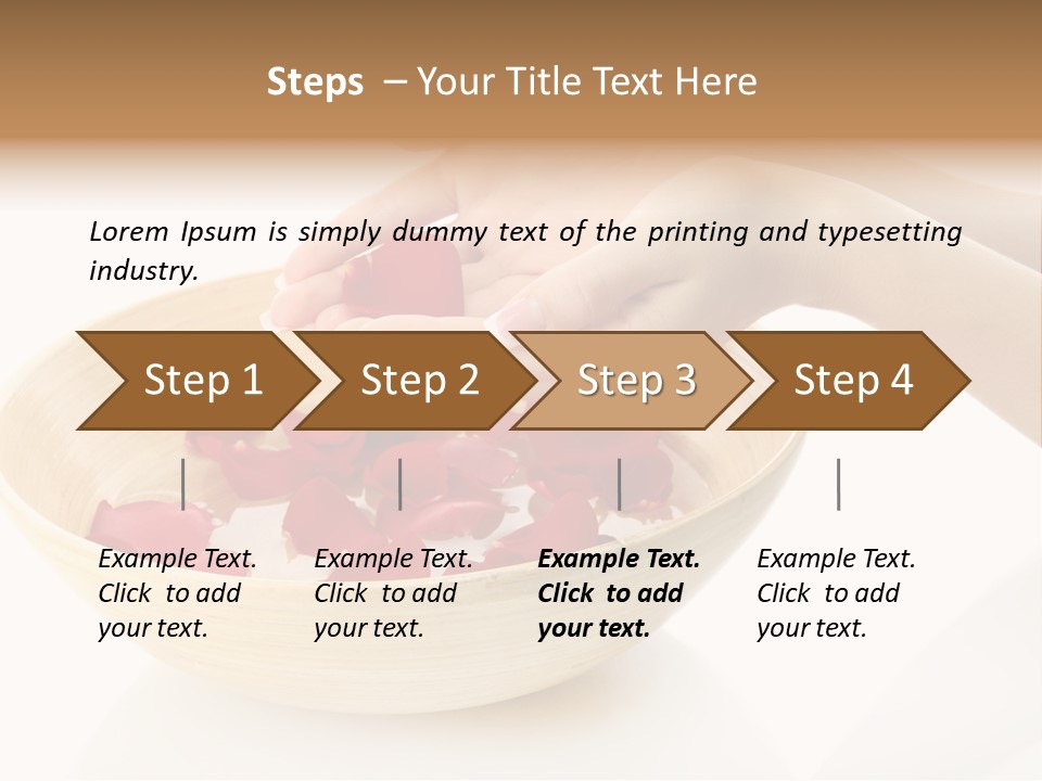 Girl Treat Relax PowerPoint Template