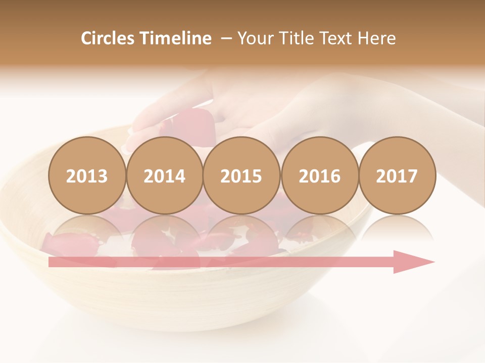 Girl Treat Relax PowerPoint Template