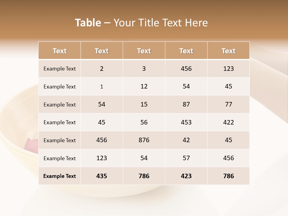 Girl Treat Relax PowerPoint Template