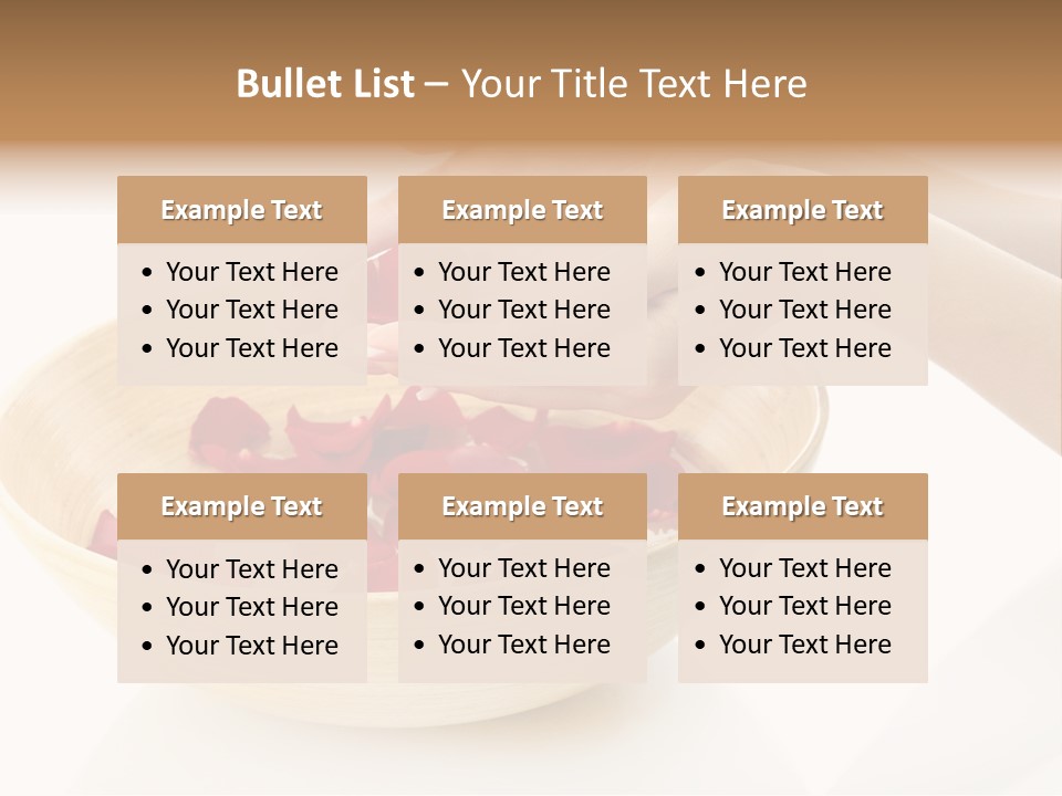 Girl Treat Relax PowerPoint Template