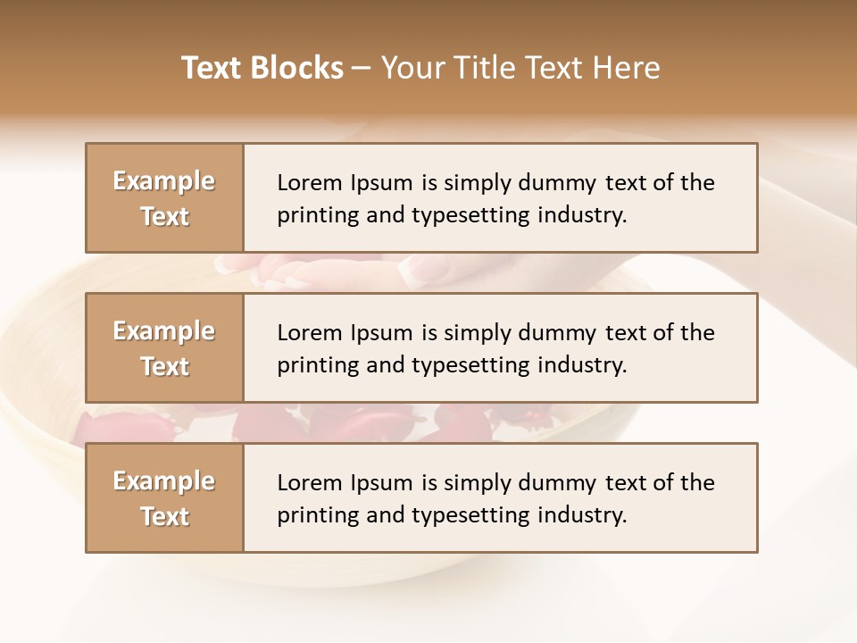 Girl Treat Relax PowerPoint Template