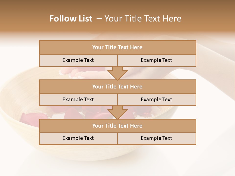 Girl Treat Relax PowerPoint Template