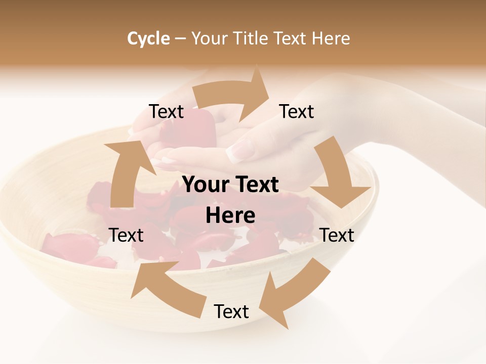 Girl Treat Relax PowerPoint Template