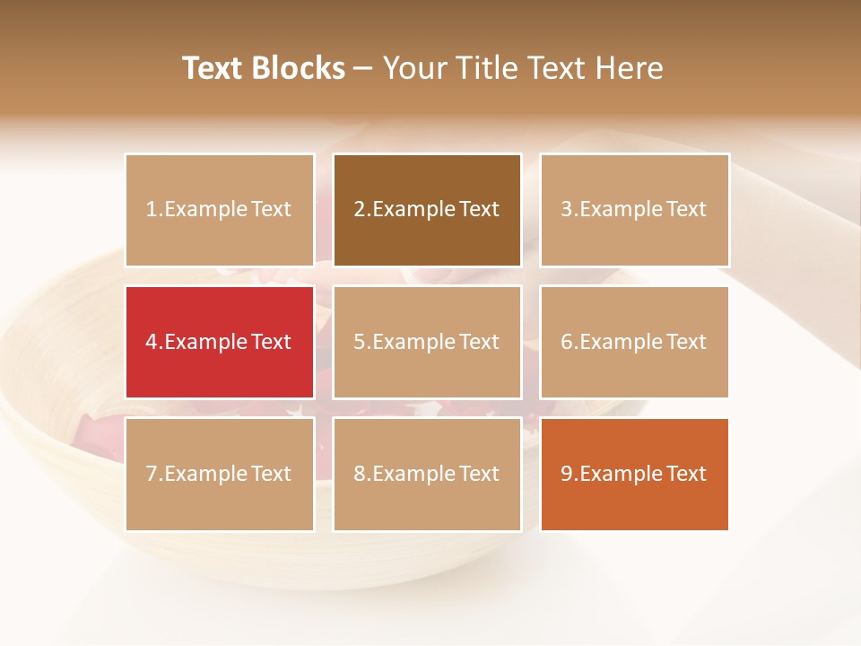 Girl Treat Relax PowerPoint Template