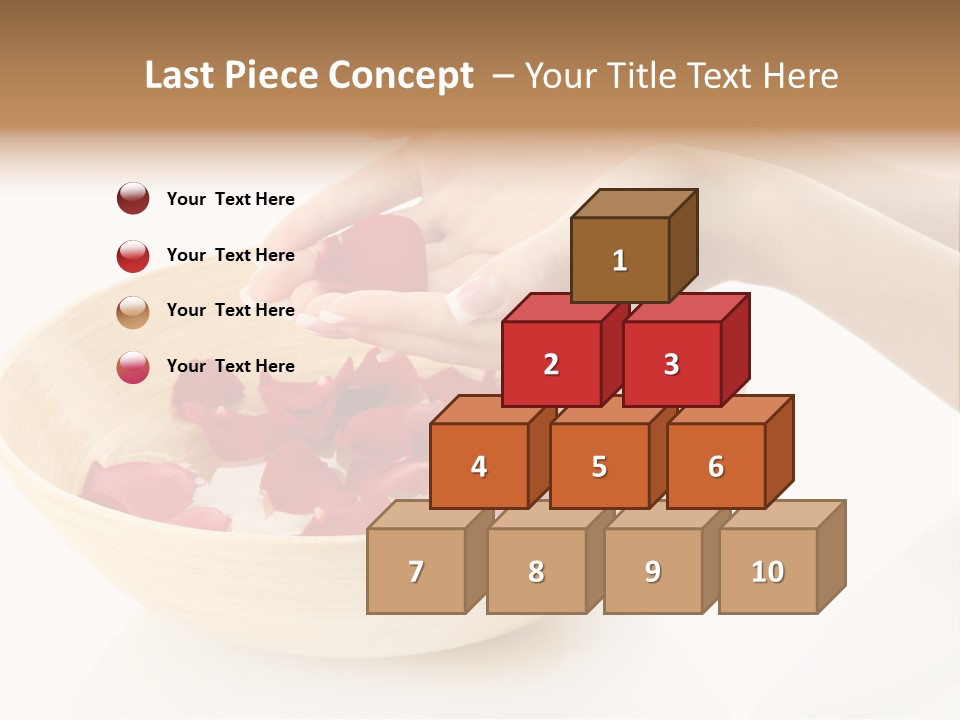 Girl Treat Relax PowerPoint Template