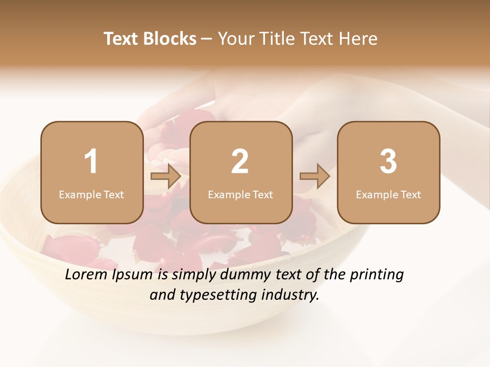 Girl Treat Relax PowerPoint Template