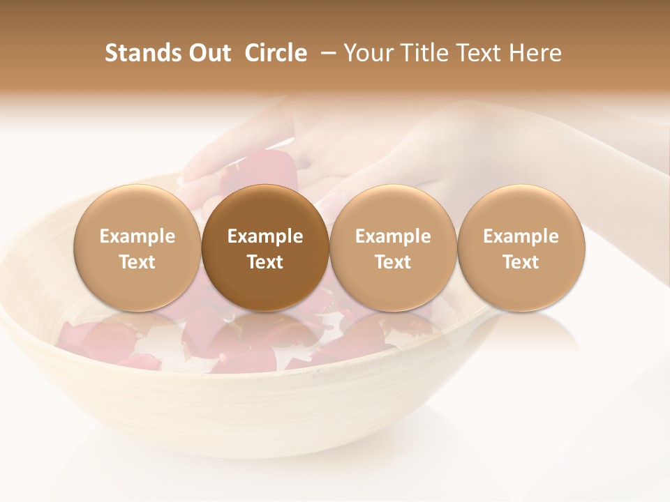 Girl Treat Relax PowerPoint Template