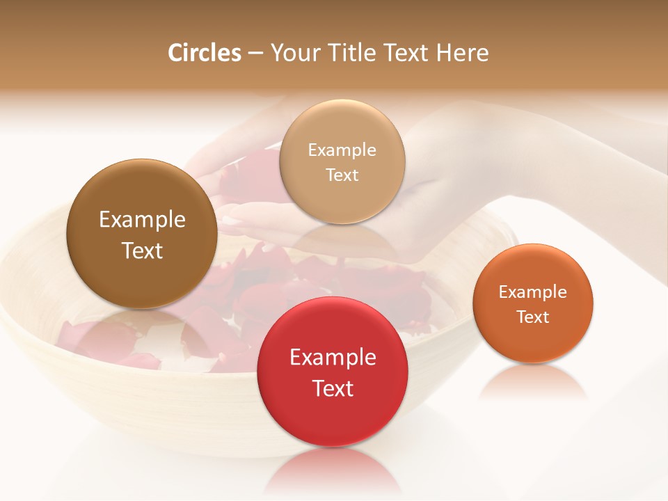 Girl Treat Relax PowerPoint Template