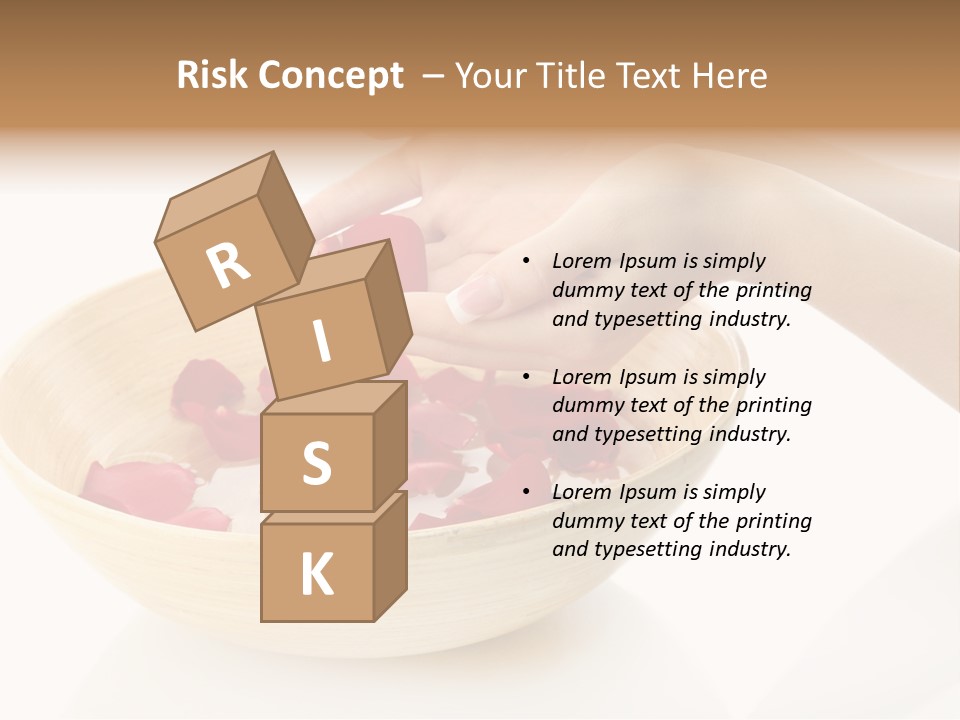 Girl Treat Relax PowerPoint Template