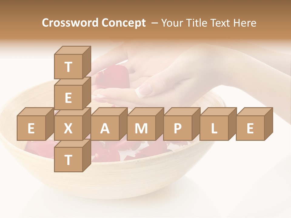 Girl Treat Relax PowerPoint Template