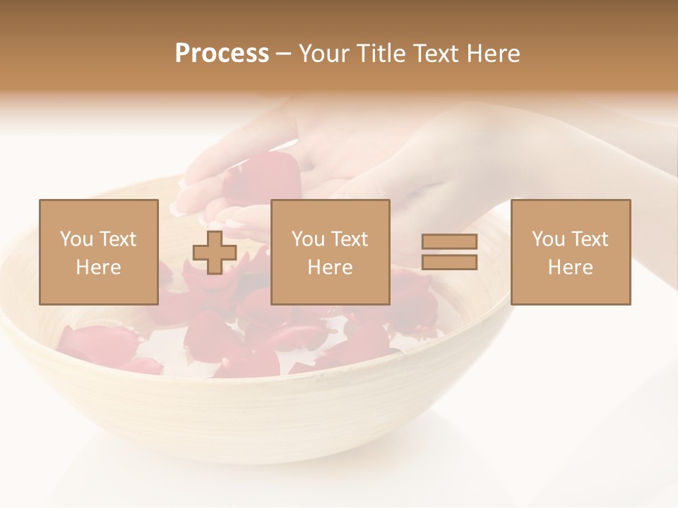 Girl Treat Relax PowerPoint Template