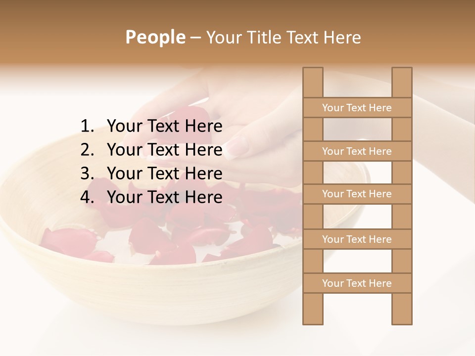 Girl Treat Relax PowerPoint Template