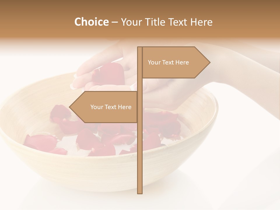 Girl Treat Relax PowerPoint Template