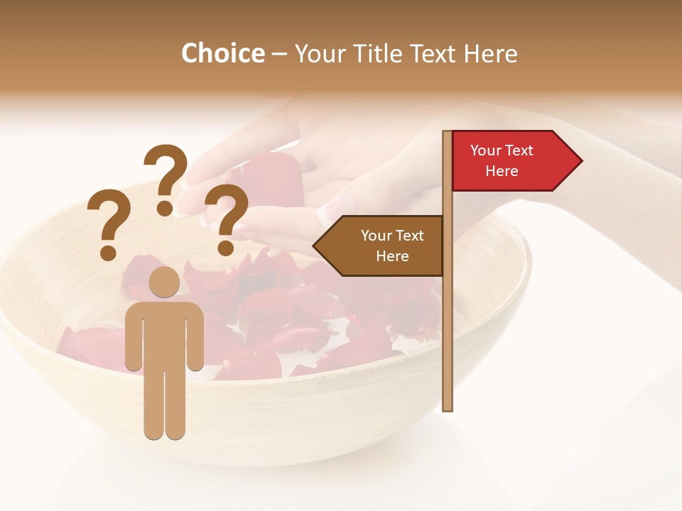 Girl Treat Relax PowerPoint Template