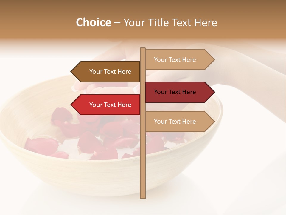 Girl Treat Relax PowerPoint Template