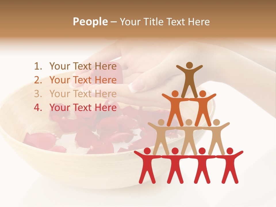 Girl Treat Relax PowerPoint Template