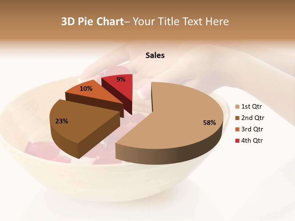 Girl Treat Relax PowerPoint Template